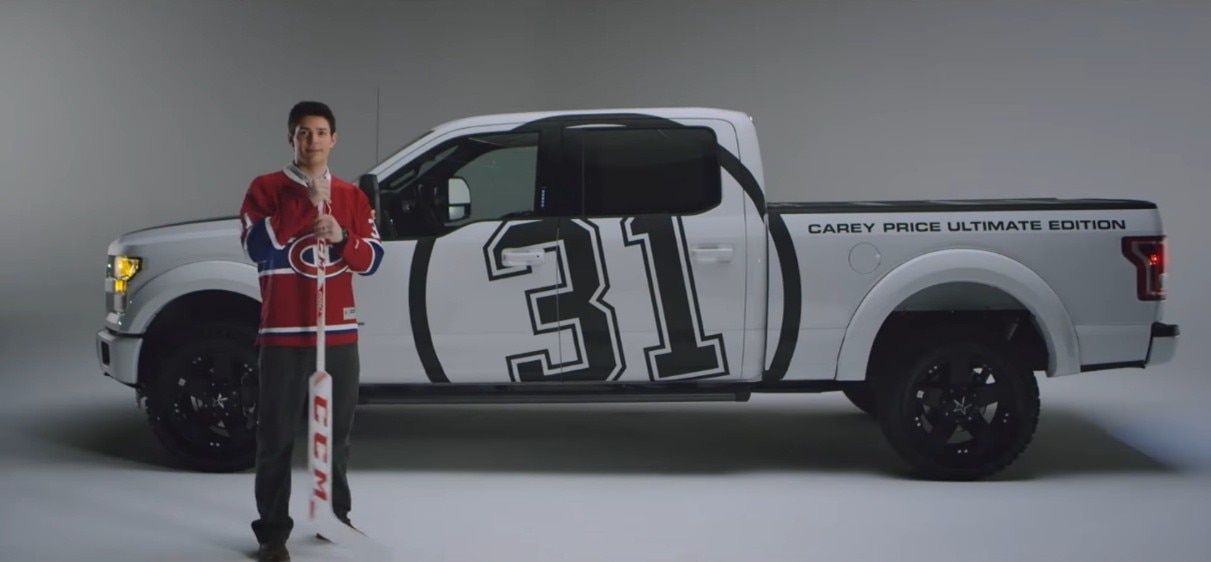 Carey Price F-150 Campaign